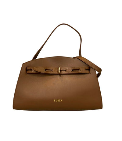 美品 Furla 2WAY ハンドバッグ ショルダーバッグ 斜め掛け レディース フルラ