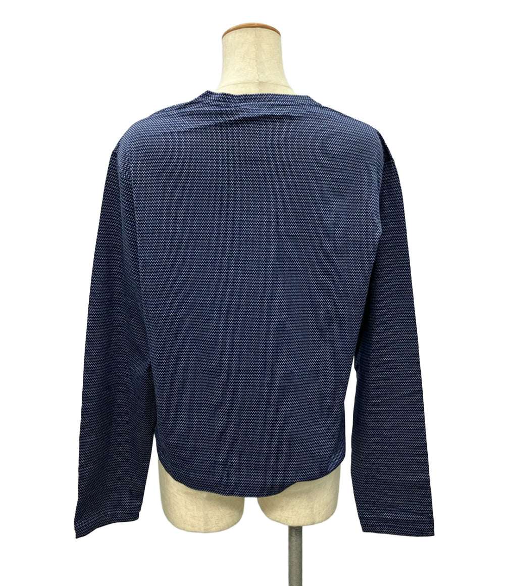 美品 Miu Miu ジャガードジャージ長袖Tシャツ MJLA47 レディース SIZE XS ミュウ ミュウ