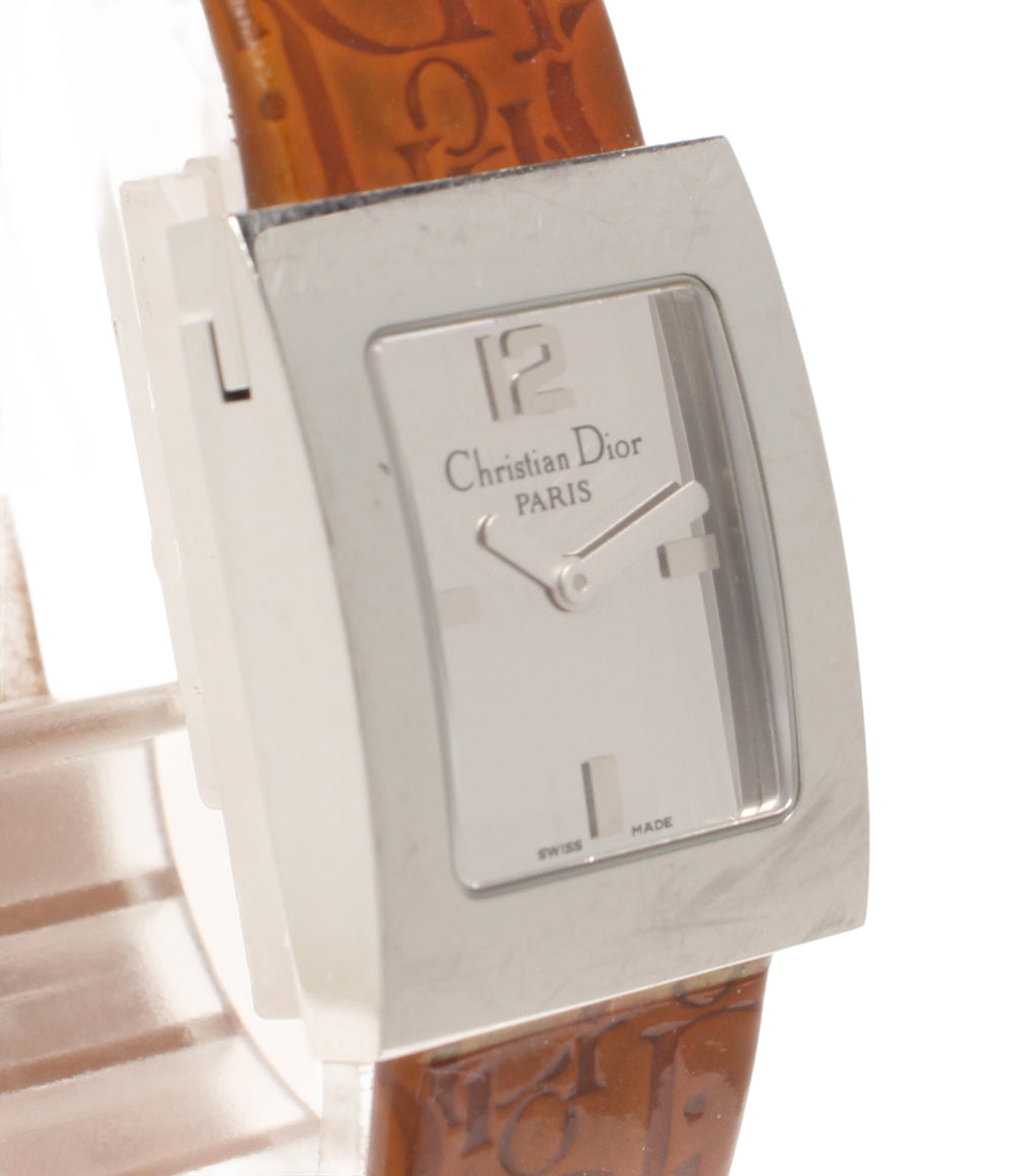 Christian Dior 腕時計 マリス スクエア クオーツ シルバー D78-109 レディース クリスチャンディオール