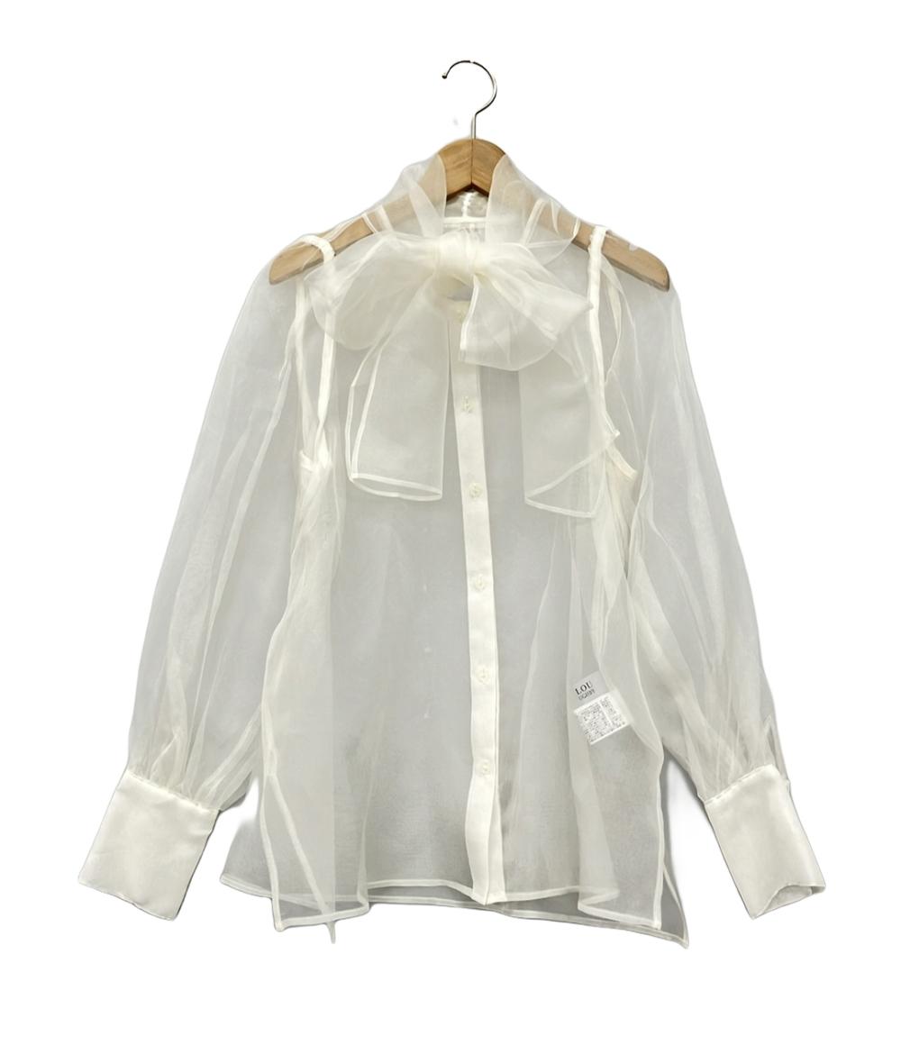 ルル・ウィルビー 長袖シルキーリボンブラウス レディース SIZE 2 (M) LouIou Willoughby