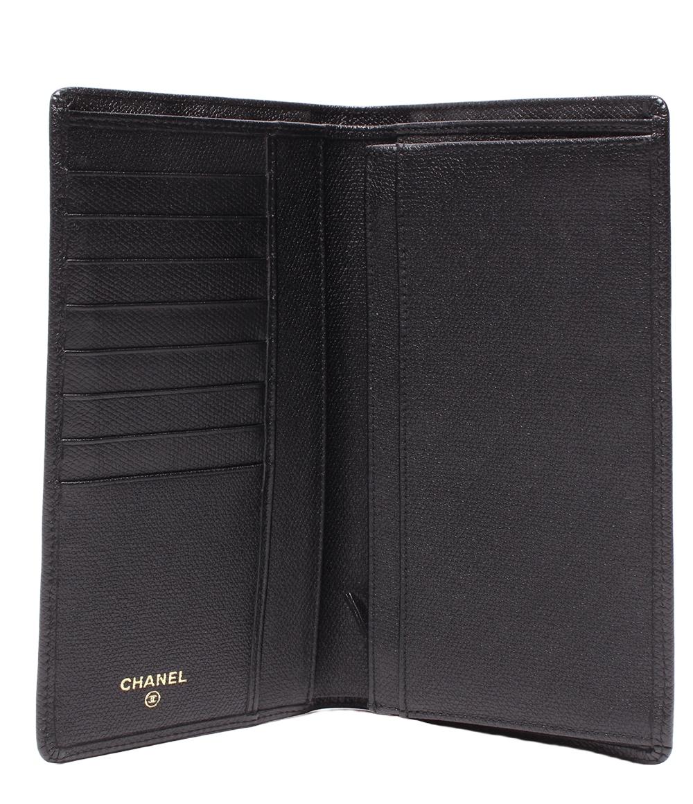 美品 シャネル レザー 長財布 ココボタン A20904 レディース CHANEL