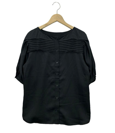 美品 タマミワタナベ 半袖シャツ ノーカラーシャツ レディース SIZE 9AR (M) tamami watanabe