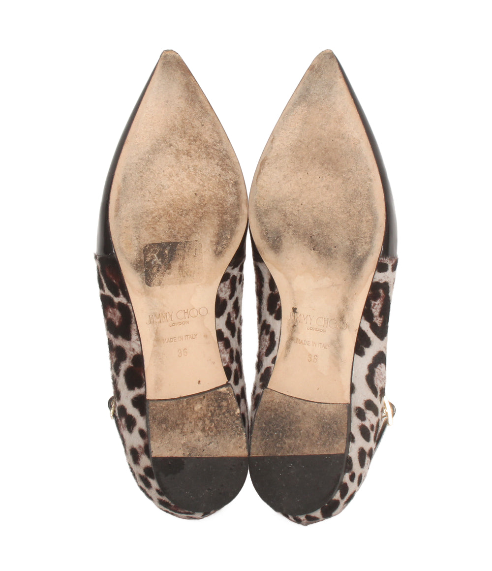 Jimmy Choo パンプス フラットシューズ クロスストラップ レディース SIZE 36 ジミーチュウ