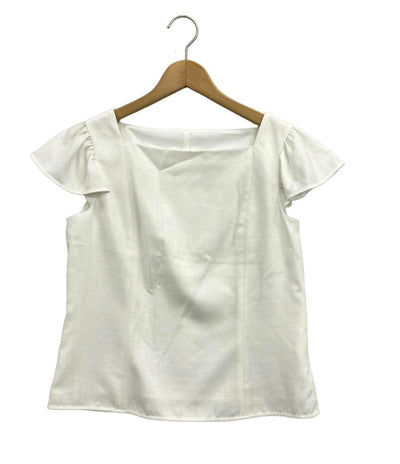 美品 フォクシー ニューヨーク 半袖ブラウス フレンチスリーブ レディース SIZE 40 (L) FOXEY NEW YORK