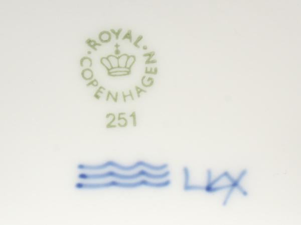 美品 Royal Copenhagen ボンボニエール アルファベット コレクション スクエア C ロイヤルコペンハーゲン