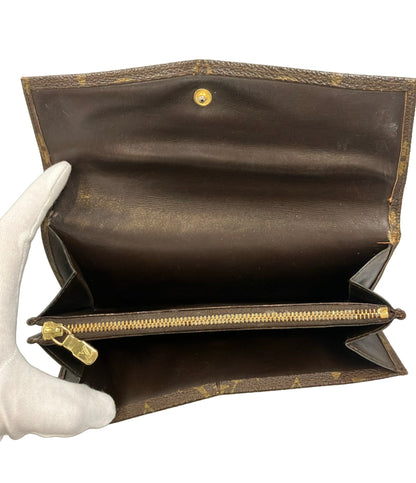 LOUIS VUITTON 長財布 ポシェット ポルトモネ クレディ モノグラム M61724 メンズ レディース ルイ・ヴィトン