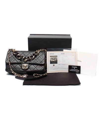 美品 CHANEL 2way チェーンショルダーバッグ マトラッセ ラムスキン ゴールド金具 29番台 AS1353 レディース シャネル