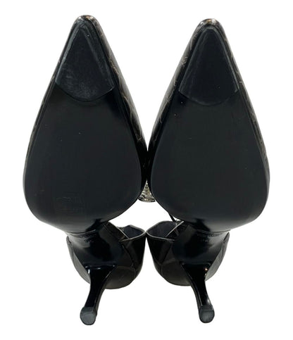 GIORGIO ARMANI ポンテットトゥパンプス クロコ型押し レディース SIZE 35 (22.5cm) ジョルジオアルマーニ