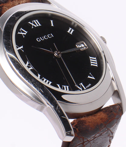 GUCCI 腕時計 クオーツ ブラック 5500M メンズ グッチ