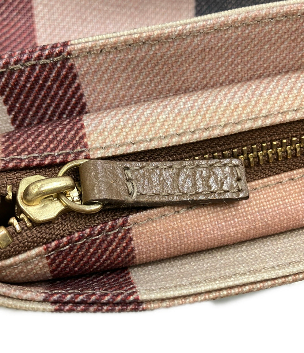 BLUE LABEL CRESTBRIDGE ショルダーバッグ 斜め掛け チェック柄 レディース ブルーレーベル・クレストブリッジ