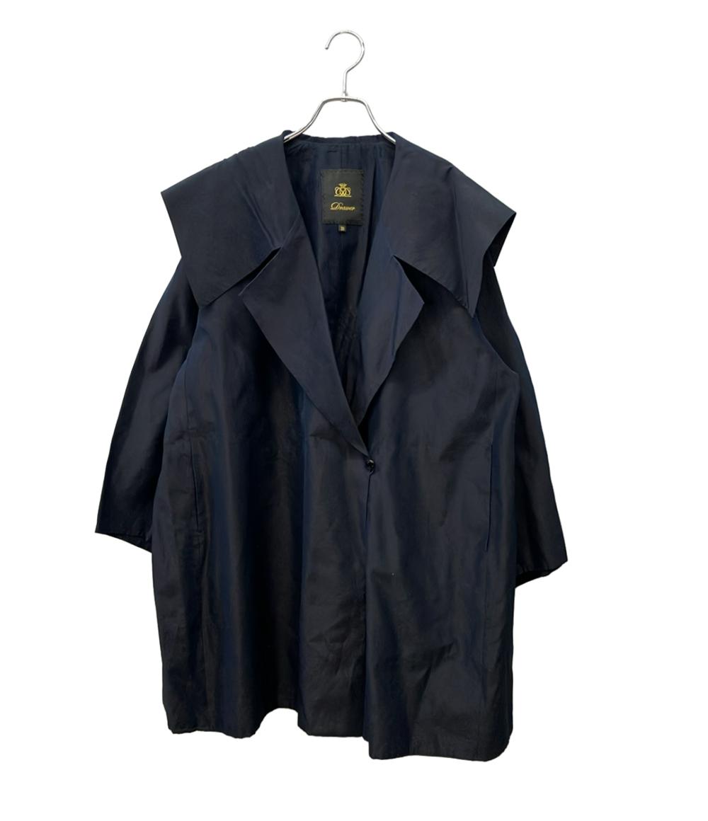 Drawer コート ジャケット セイラーカラー シルク コットン 6525-299-0846 レディース SIZE 38 (S) ドゥロワー