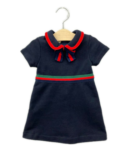 GUCCI 半袖 リボンワンピース ベビー SIZE 12/18 グッチ