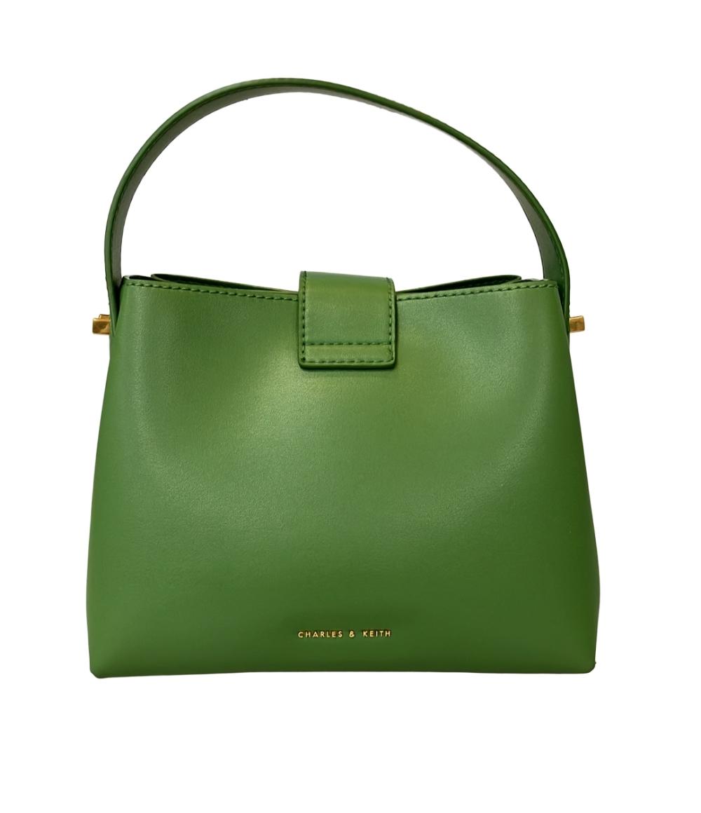 美品 CHARLES&KEITH 2way ハンドバッグ ショルダーバッグ 斜め掛け レディース チャールズ＆キース