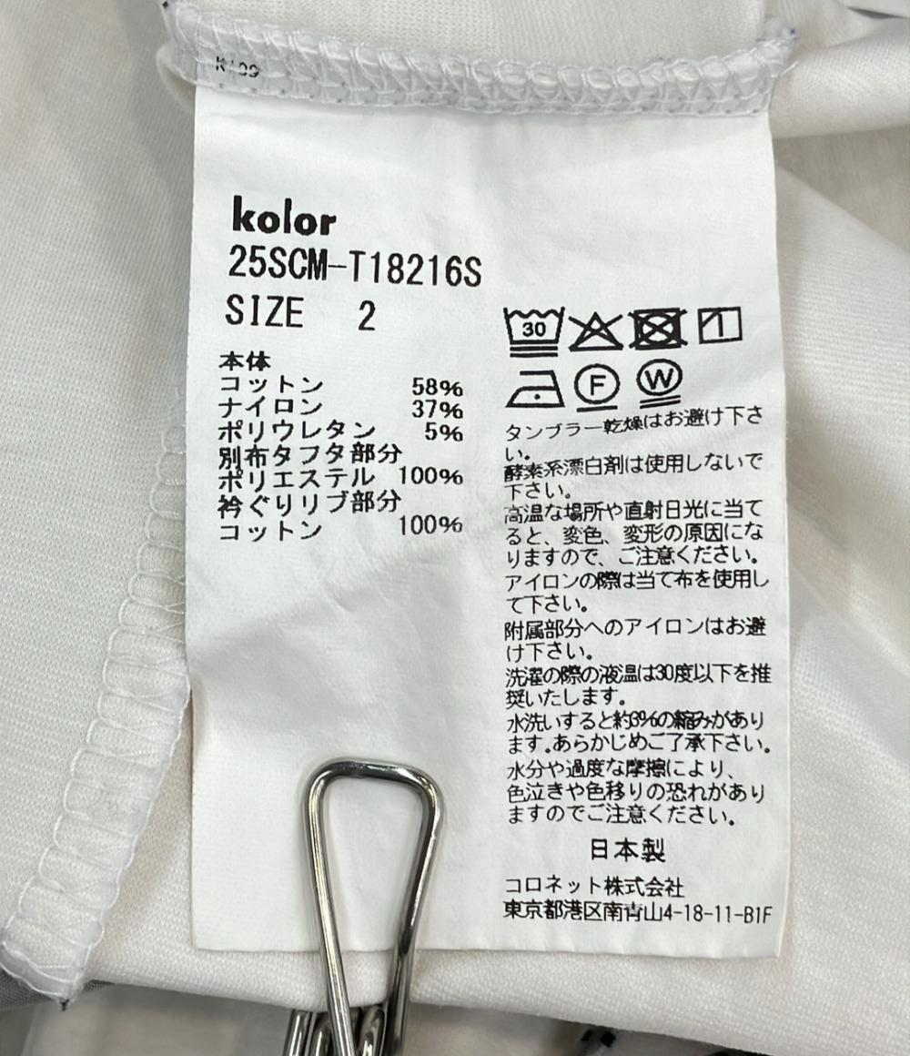 kolor 半袖シャツ 25SCM-T18216S レディース SIZE 2 (M) カラー