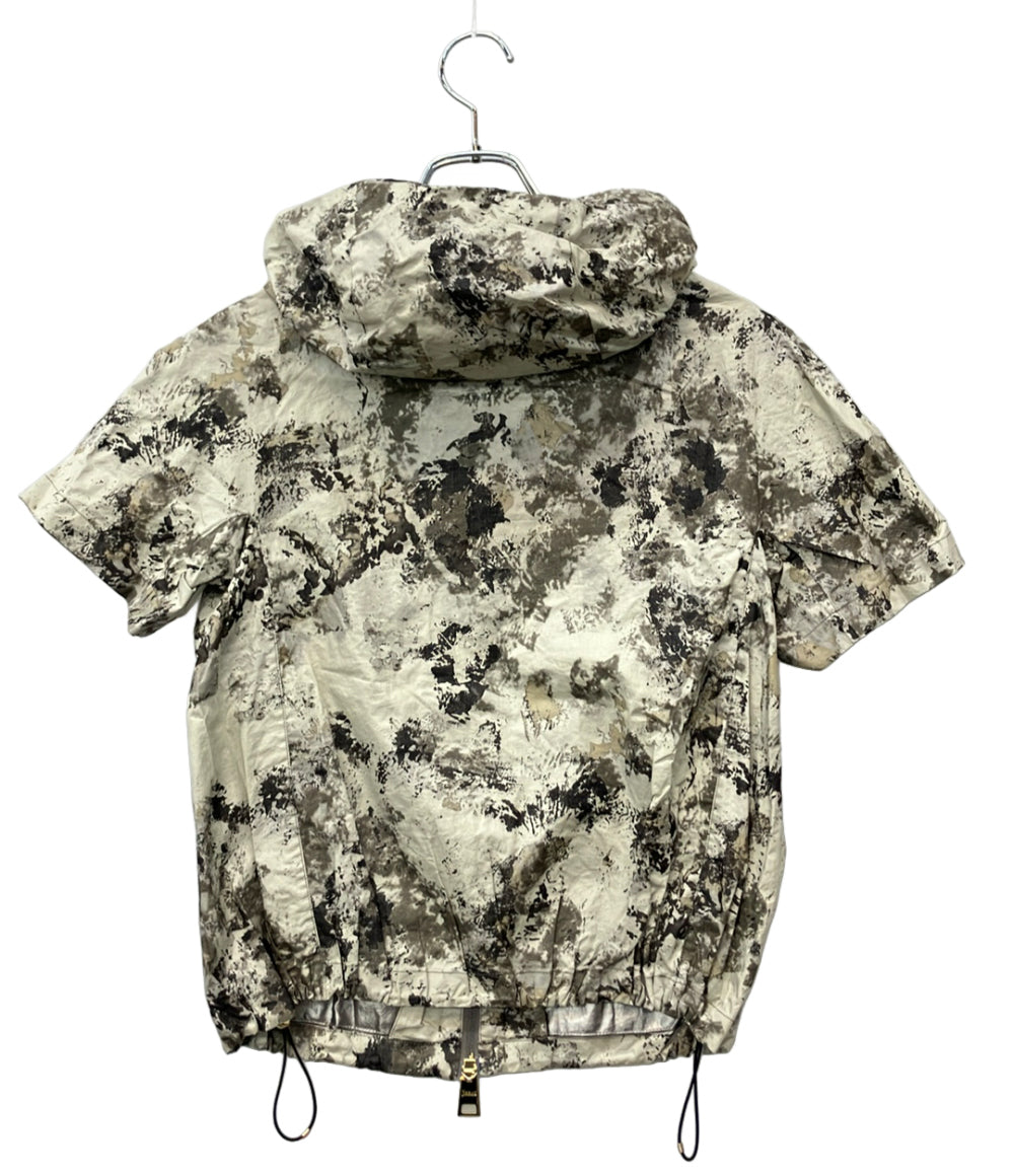 Herno 半袖パーカー カモフラージュプリント レディース SIZE 42 (S) ヘルノ