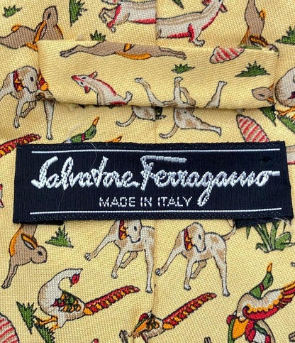 Salvatore Ferragamo ネクタイ 100%シルク メンズ サルヴァトーレフェラガモ