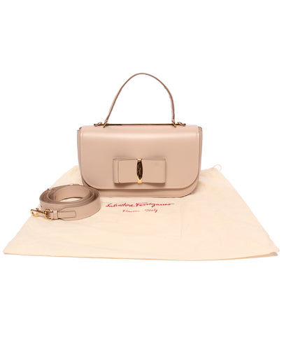 Salvatore Ferragamo 2WAY ハンドバッグ ショルダーバッグ トップハンドル 肩掛け 斜め掛け ヴァラ レディース サルヴァトーレフェラガモ